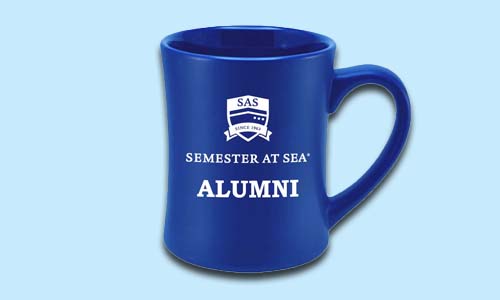 Image of a Semester at Sea Alumni Mug.