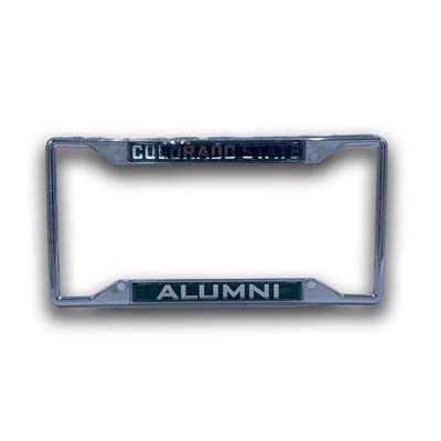 Image of a CSU Rams License Plate Frame