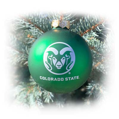 Image of a CSU Rams Holiday Ornament