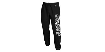 Image of a pair of black Colorado State Rams Sweatpants.