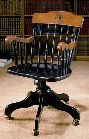 Custom Engraved Swivel Chair at CSU Bookstore