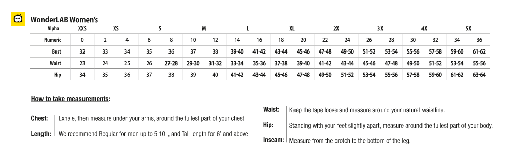 Women S Lab Coat Size Chart